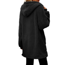 Load image into Gallery viewer, Women’s Long Fleece Full Zipper Sherpa Jacket
