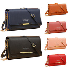 Load image into Gallery viewer, Women PU Leather Shoulder Bag Adjustable Strap Casual Crossbody Bag