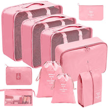 Load image into Gallery viewer, 11 Pcs Suitcases Packing Cubes Travel Luggage Organizer Bag