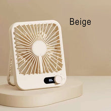Load image into Gallery viewer, Mini Desk Fan Foldable Portable USB Rechargeable Desktop Fans