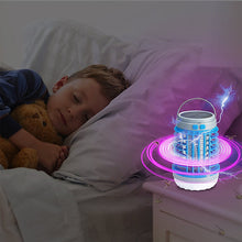 Load image into Gallery viewer, Rechargeable Solar Power Bug Zapper Mosquito Fly Killer LED Light