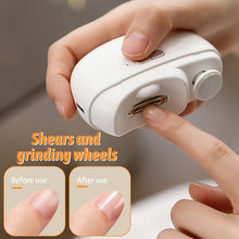 Load image into Gallery viewer, 2 in 1 Electric Automatic Nail Clipper Nail Clipper with Light