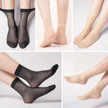 Load image into Gallery viewer, 20 Pairs Women Sheer Socks Thin Ankle Stocking Footies Silk Socks