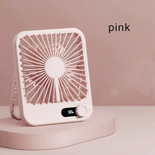 Load image into Gallery viewer, Mini Desk Fan Foldable Portable USB Rechargeable Desktop Fans