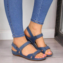 Load image into Gallery viewer, PU Leather Summer Open Toe Sandals