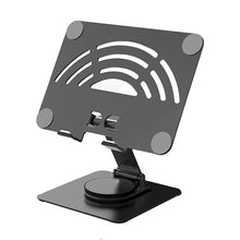 Load image into Gallery viewer, 360 Aluminum Alloy Rotating Base Adjustable Tablet Holder Tablet Stand