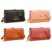 Load image into Gallery viewer, Women PU Leather Shoulder Bag Adjustable Strap Casual Crossbody Bag