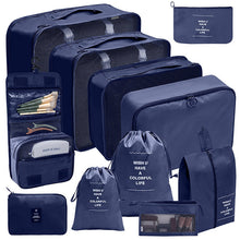 Load image into Gallery viewer, 11 Pcs Suitcases Packing Cubes Travel Luggage Organizer Bag