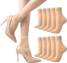 Load image into Gallery viewer, 20 Pairs Women Sheer Socks Thin Ankle Stocking Footies Silk Socks
