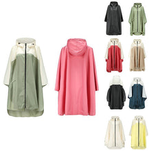 Load image into Gallery viewer, Women Waterproof Rain Poncho Lightweight Raincoats Rain Jacket with Hood