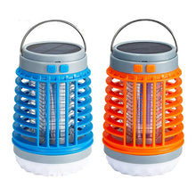 Load image into Gallery viewer, Rechargeable Solar Power Bug Zapper Mosquito Fly Killer LED Light