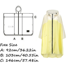 Load image into Gallery viewer, Women Waterproof Rain Poncho Lightweight Raincoats Rain Jacket with Hood
