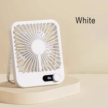 Load image into Gallery viewer, Mini Desk Fan Foldable Portable USB Rechargeable Desktop Fans