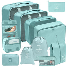 Load image into Gallery viewer, 11 Pcs Suitcases Packing Cubes Travel Luggage Organizer Bag