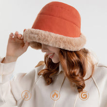 Load image into Gallery viewer, Womens Thickening Fluffy Bucket Hats Fleece Lined Fisherman Cap