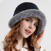 Load image into Gallery viewer, Womens Thickening Fluffy Bucket Hats Fleece Lined Fisherman Cap