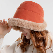 Load image into Gallery viewer, Womens Thickening Fluffy Bucket Hats Fleece Lined Fisherman Cap