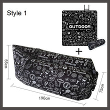 Load image into Gallery viewer, Inflatable Graffiti Printed Lazy Sofa