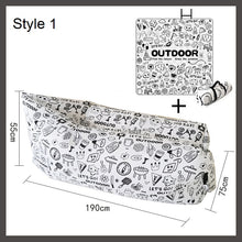 Load image into Gallery viewer, Inflatable Graffiti Printed Lazy Sofa