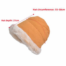 Load image into Gallery viewer, Womens Thickening Fluffy Bucket Hats Fleece Lined Fisherman Cap