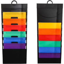 Load image into Gallery viewer, 6 Pocket Multicolor Hanging File Folder