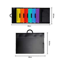 Load image into Gallery viewer, 6 Pocket Multicolor Hanging File Folder