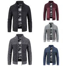 Load image into Gallery viewer, Mens Lightweight Color Block Stand Collar Zipper Puffer Jacket