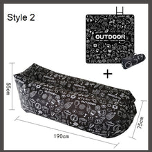 Load image into Gallery viewer, Inflatable Graffiti Printed Lazy Sofa