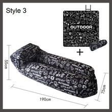 Load image into Gallery viewer, Inflatable Graffiti Printed Lazy Sofa