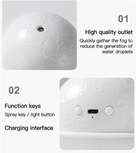 Load image into Gallery viewer, Moon Night Light Air Humidifier
