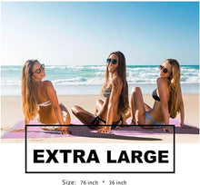 Load image into Gallery viewer, 2 Packs Cotton Turkish Beach Towels Quick Dry Sand Free Oversized Bath Pool Swim Towel