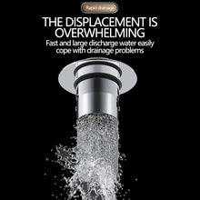 Load image into Gallery viewer, 2Pcs Bathroom Sink Stopper Hair Catcher Pop Up Sink Drain Filter with Removable Stainless Steel Filter