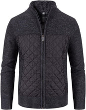 Load image into Gallery viewer, Mens Lightweight Color Block Stand Collar Zipper Puffer Jacket