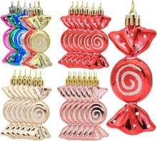 Load image into Gallery viewer, 6pcs/box Christmas Candy Pendant Xmas Tree Hanging Ornaments