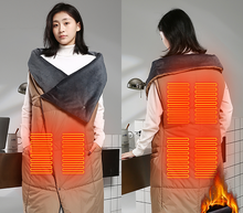 Load image into Gallery viewer, 2-in-1 USB Fast Heating Gilet & Blanket