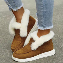 Load image into Gallery viewer, Women Fleece Warm Comfortable Ankle Boots