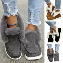 Load image into Gallery viewer, Women Fleece Warm Comfortable Ankle Boots
