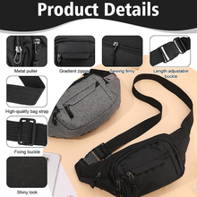 Load image into Gallery viewer, Bum Waist Bag Travel Holiday Money Belt Pouch