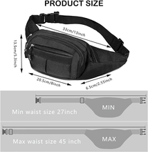 Load image into Gallery viewer, Bum Waist Bag Travel Holiday Money Belt Pouch