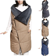 Load image into Gallery viewer, 2-in-1 USB Fast Heating Gilet & Blanket