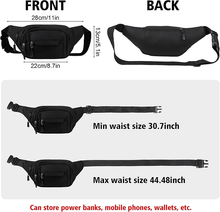 Load image into Gallery viewer, Bum Waist Bag Travel Holiday Money Belt Pouch