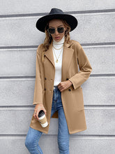 Load image into Gallery viewer, Women Mid Length Double Breasted Cardigan