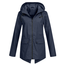 Load image into Gallery viewer, Women's Lightweight Breathable Rain Parka Windbreaker
