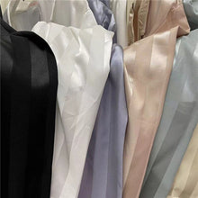 Load image into Gallery viewer, Women Solid Color Stripe Pajamas Set