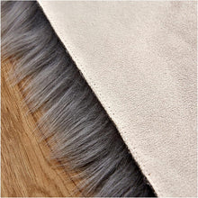 Load image into Gallery viewer, Oval Faux Fur Area Rugs Floor Fluffy Soft Mat