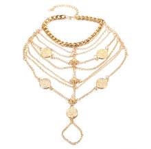 Load image into Gallery viewer, Boho Multi-layer Toe Ring Anklet