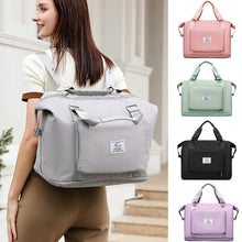 Load image into Gallery viewer, Expandable Travel Duffle Bag Large Overnight Bags Carry On Shoulder Gym Bags