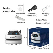 Load image into Gallery viewer, Protable Mini Desktop Vacuum Cleaner