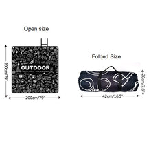 Load image into Gallery viewer, Inflatable Graffiti Printed Lazy Sofa