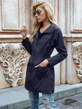 Load image into Gallery viewer, Women Hooded Waterproof Raincoat Hiking Jacket